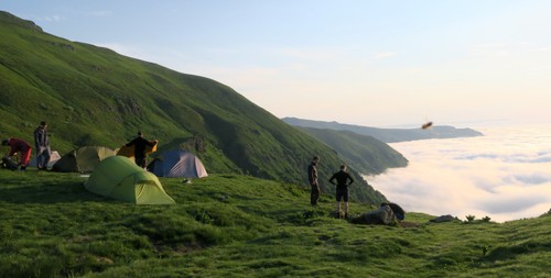 Packing up in the clouds