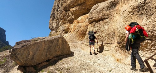 Hiking into the Gorges du Verdon