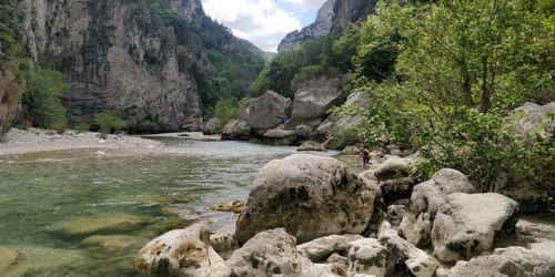 Refilling the water from the verdon