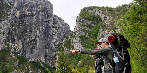 The beginning of the Gorge du Verdon