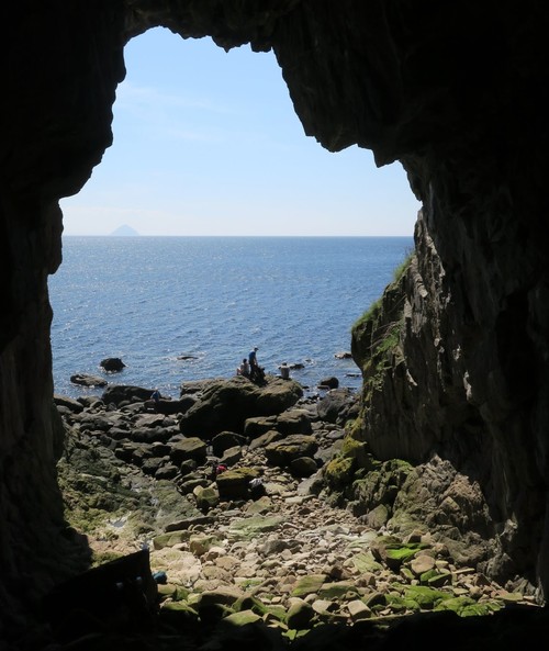 View from inside of Black Cave