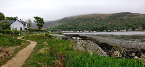 Arriving at Lochranza Bay