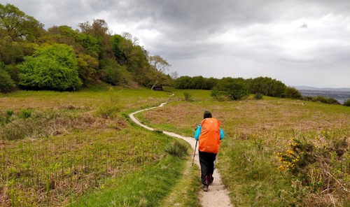 Easy path along the coast