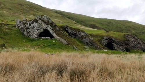 First of many caves on the Arran Coastal Way