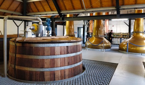 Arran Distillery offers a great, almost hands-on tour in Lochranza