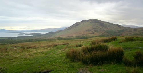 First views of Loch Lomond right after Drymen