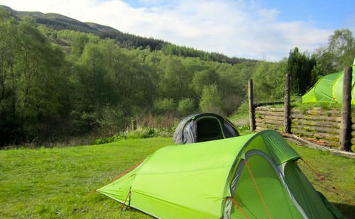 Inversnaid Bunkhouse has a small but ideal campsite